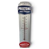 Original porcelain Prestone antifreeze thermometer