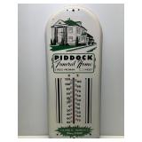 Early thermometer Piddock funeral home N.Y.