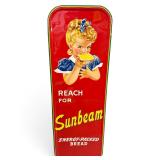 1953 55" original Sunbeam bread advertising sign