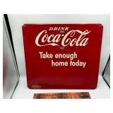 Double sided Coke sign metal