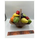 Ceramic fruit basket