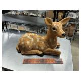 Vintage ceramic faun deer