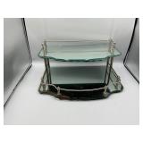 2 tier vanity tray