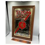 Mirror beer sign