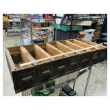 Vintage file cabinet drawers and contents