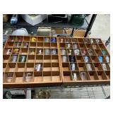 Shot glasses with displays