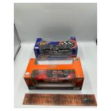 2 die cast race cars