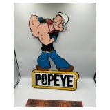 Popeye metal sign