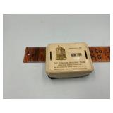 Vintage Concord National Bank coin bank