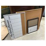 3 cork boards