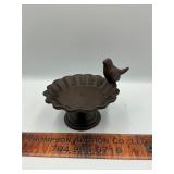 Cast iron bird bath