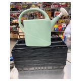 Plant trays and water can