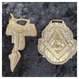 2 Vintage Watch Fobs