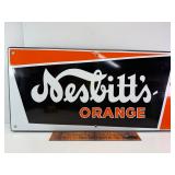25.5' Nesbitt's porcelain soda sign