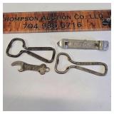 4 Coke Bottle Openers