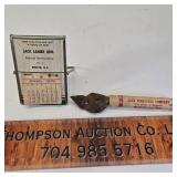 Denton NC 1970 Calendar & Bottle Opener