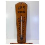 Antique Facto motor oil wood thermometer