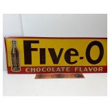 Antique double sided Five-O drink tin tacker