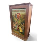 1912 Diamond Dyes cabinet