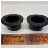 2 Dobbs Top Hat Ashtrays