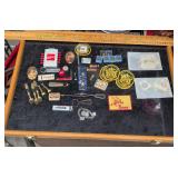 29x21 Display Case w Contents