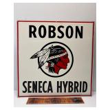 18' 1962 Robson Seneca hybrid tin sign