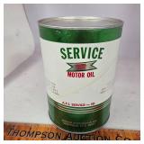Service Dist. Co. Oil Can. Full
