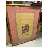 All Star mills Albemarle NC bag framed