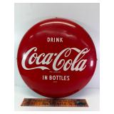 16' original vintage Coca Cola button sign