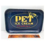 V in stage PET ice cream tray