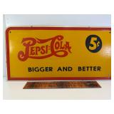 1936 Pepsi tin sign