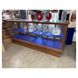 94' country store oak showcase