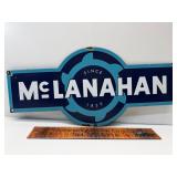 McLanahan porcelain sign