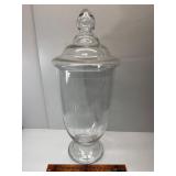 23' glass apothecary jar
