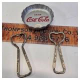 2 Bottle Openers & Cap