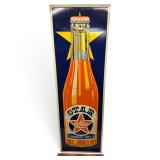 35.25'Early Star bottling works tin vertical sign