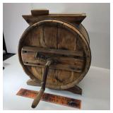 Antique Countertop Wood Butterchurn