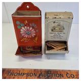 2 Match Stick Holders