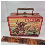 Kit Carson Davy Crockett Metal Lunch Box