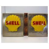 Vintage shell pump plates plastic