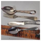 vintage U.S. military mess kit utensil set