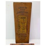 Antique HOBO remedy tin sign