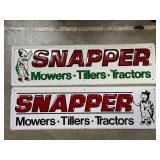 232" snapper embossed signs 1979 & 1982