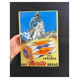 Merita bread tin painted sign