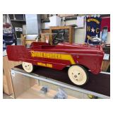 Vintage fire fighter pedal car
