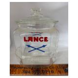 Small lance jar glass lid NO CHIPS