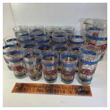 20 pc Pepsi Glass & Pitcher Set