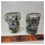 2 Jars of Marbles