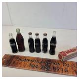 6 Mini Coke Bottles
