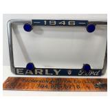 1946 Ford V8 tag frame